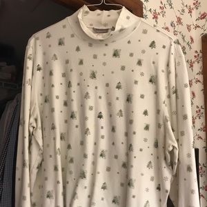 Christmas mock turtle neck